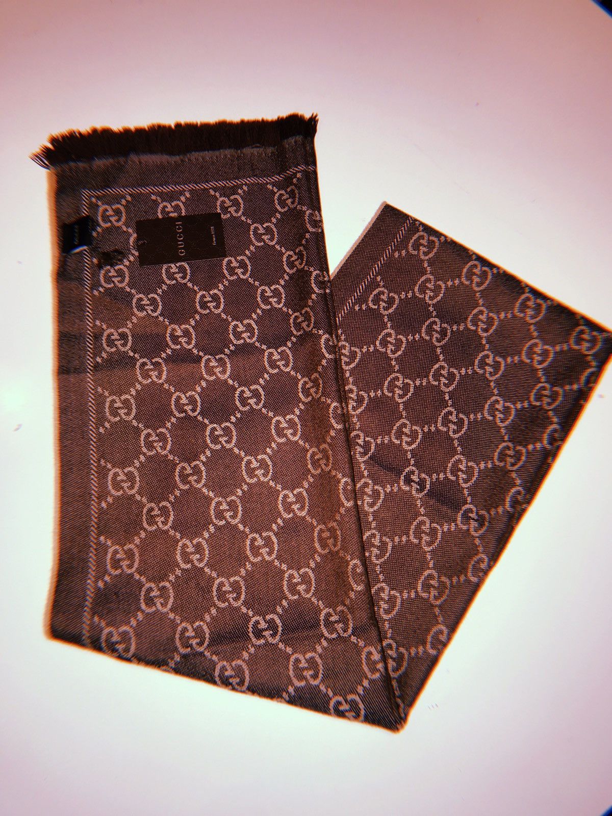 Gucci Gucci Wool Scarf Size ONE SIZE - 2 Thumbnail