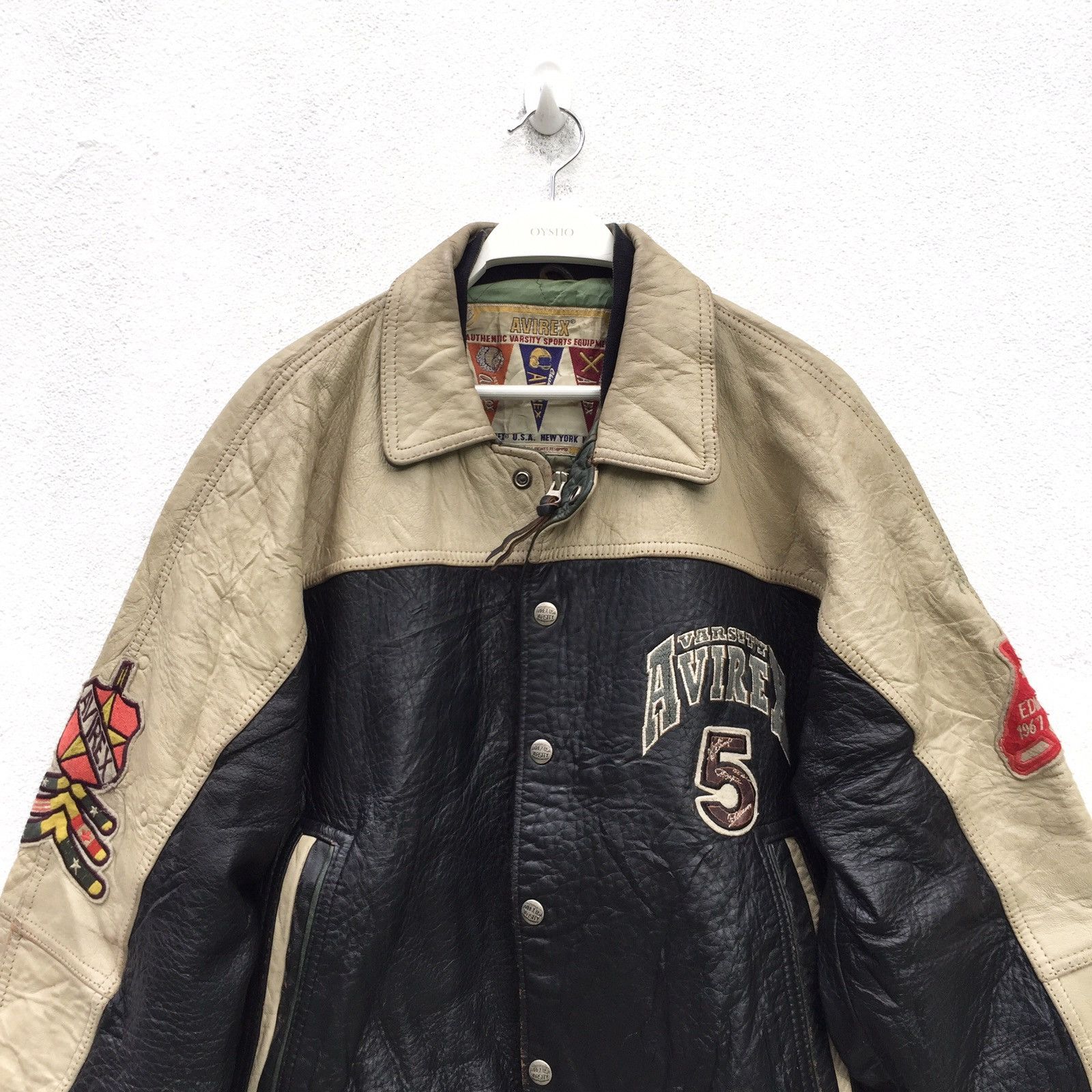 Avirex Vintage NYC Varsity Embroidered Letterman Avirex Jacket Size US M / EU 48-50 / 2 - 3 Thumbnail