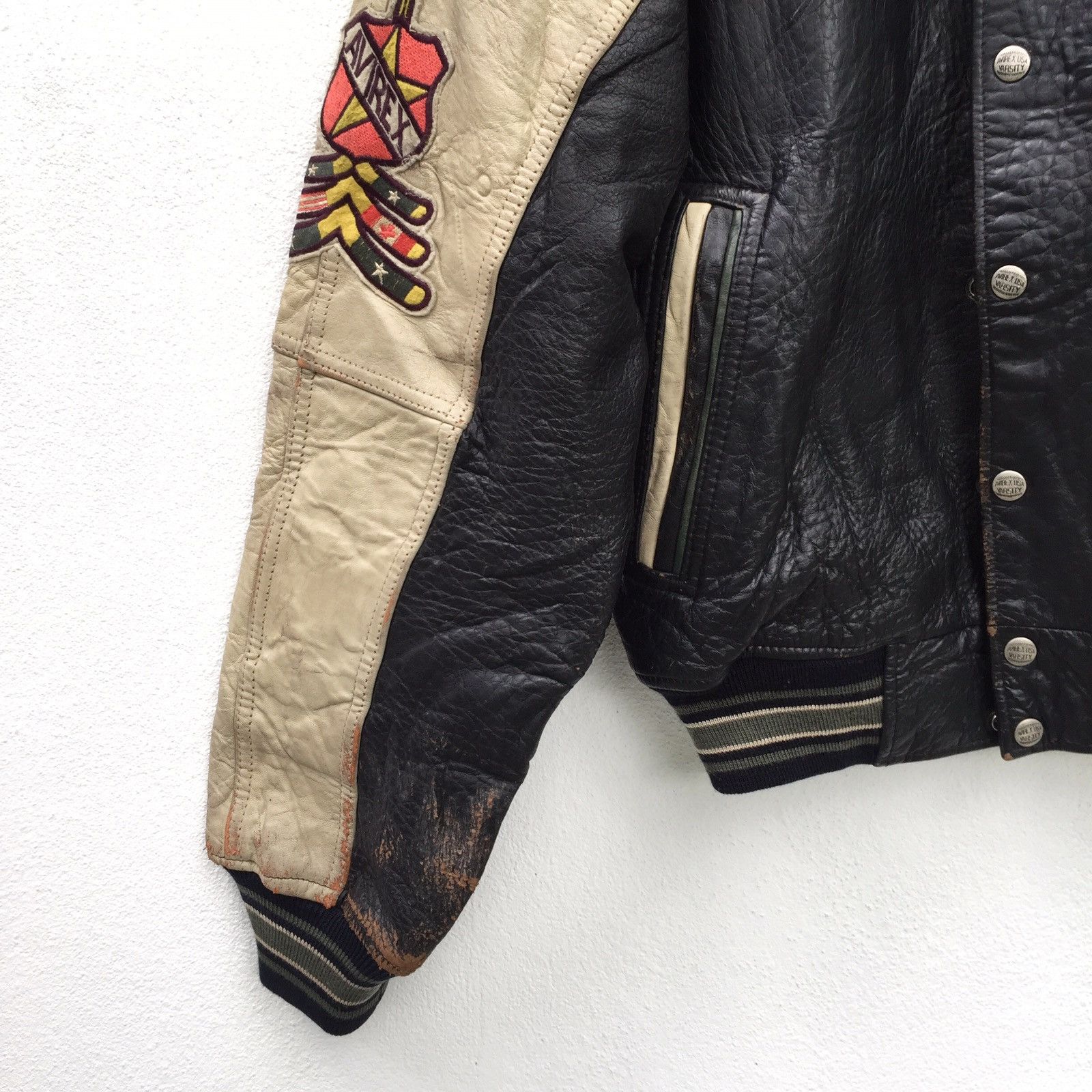 Avirex Vintage NYC Varsity Embroidered Letterman Avirex Jacket Size US M / EU 48-50 / 2 - 7 Thumbnail