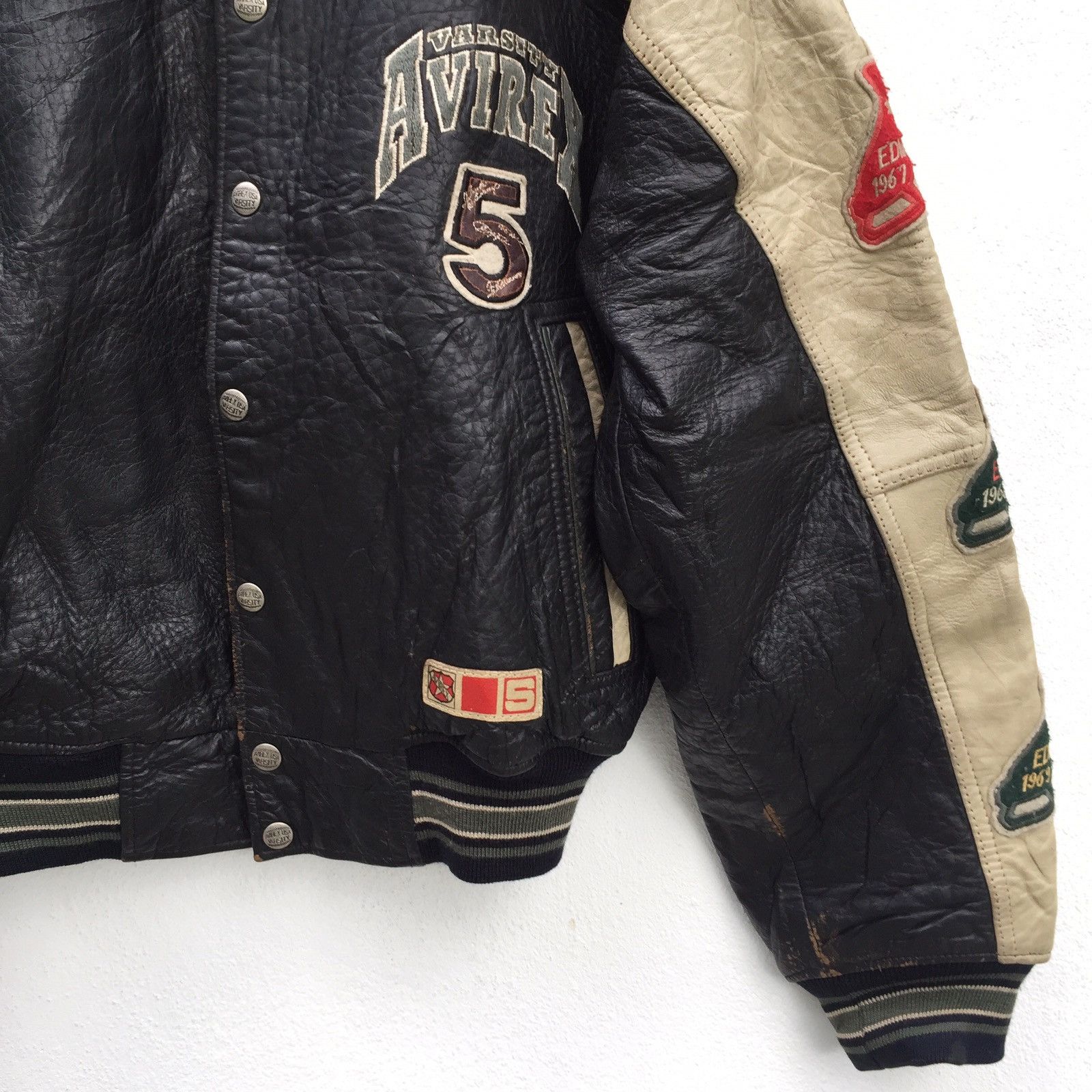 Avirex Vintage NYC Varsity Embroidered Letterman Avirex Jacket Size US M / EU 48-50 / 2 - 5 Thumbnail