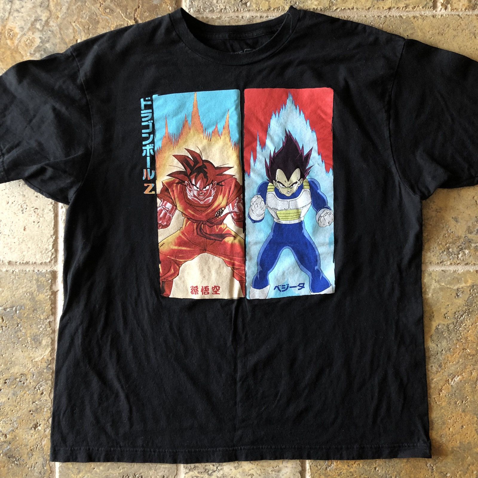 Ripple Junction DRAGON BALL Z Japanese Hiragana Retro Colored Anime T ...