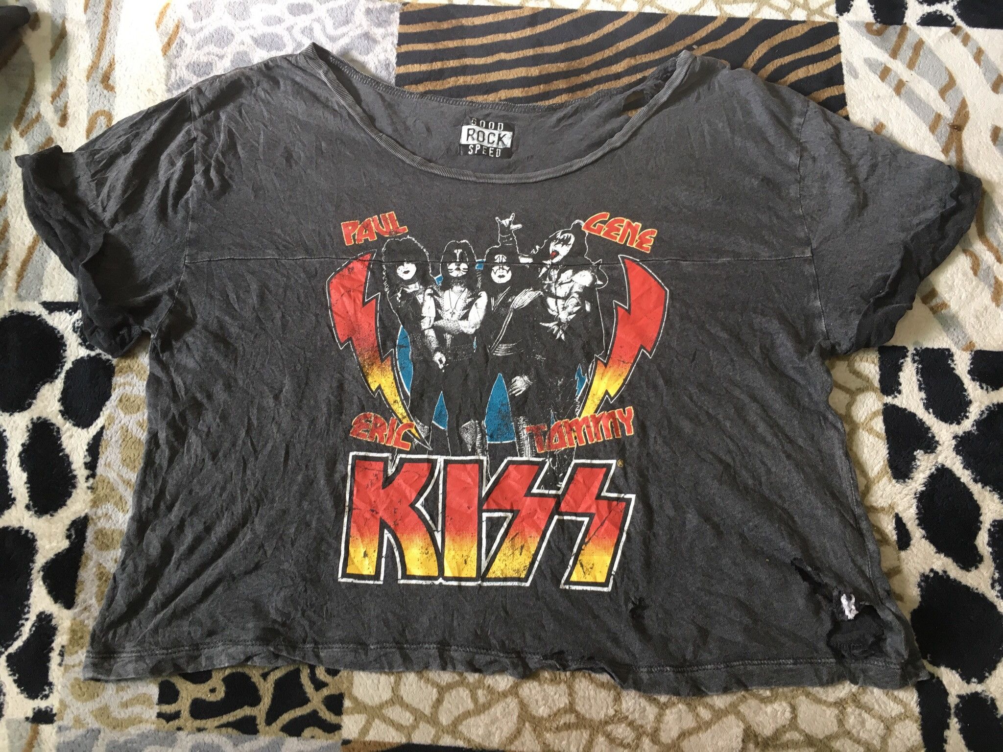 Kiss Band Good Rock Speed Shirt Style
