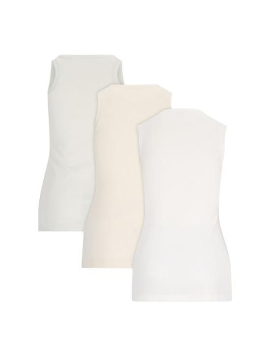 Jil Sander JIL SANDER Women Tops J40FV0106 JTN356 961 White Size M / US 6-8 / IT 42-44 - 2 Thumbnail