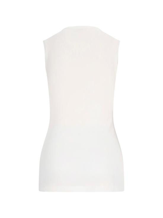 Jil Sander JIL SANDER Women Tops J40FV0106 JTN356 961 White Size M / US 6-8 / IT 42-44 - 4 Thumbnail