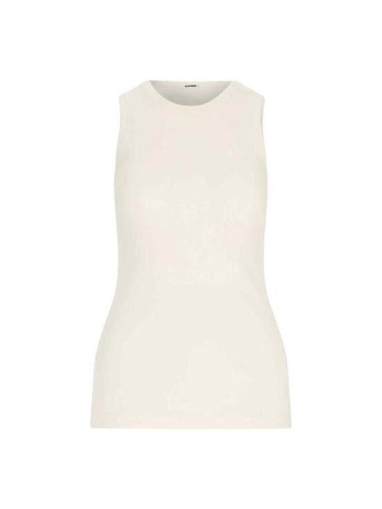 Jil Sander JIL SANDER Women Tops J40FV0106 JTN356 961 White Size M / US 6-8 / IT 42-44 - 5 Thumbnail