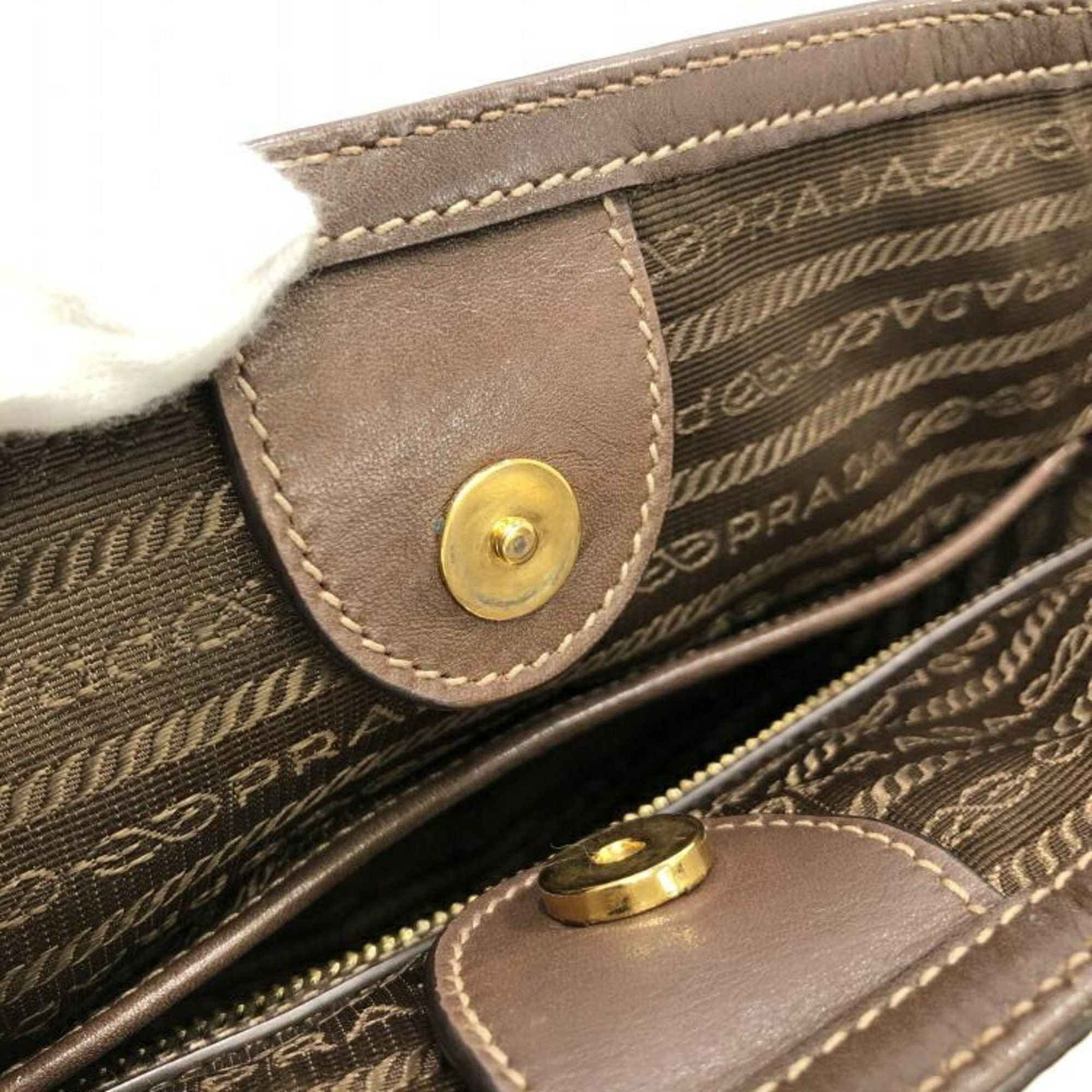 Prada Prada Logo Jacquard tote Size ONE SIZE - 5 Thumbnail