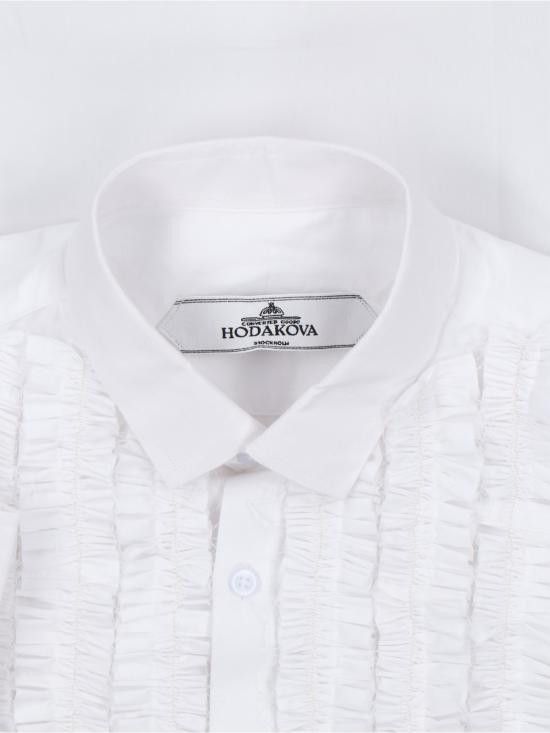 Hodakova HODAKOVA Women Shirts W24092FRS1 WHITE White Size M / US 6-8 / IT 42-44 - 4 Thumbnail