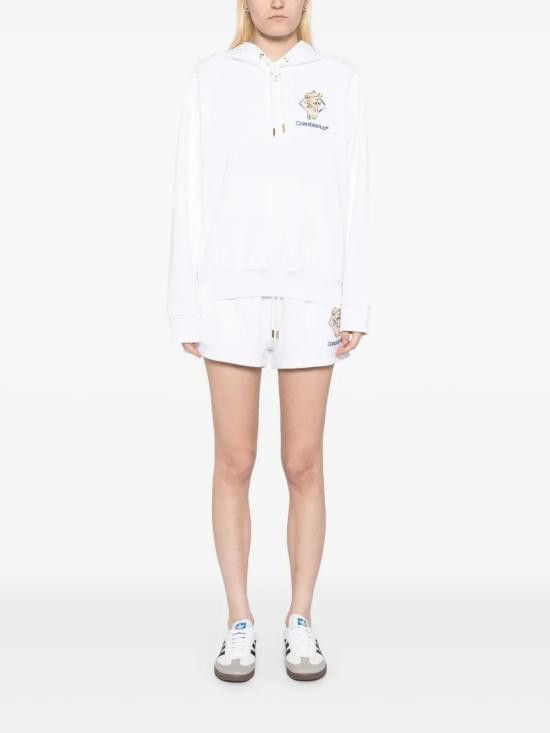 Casablanca CASABLANCA Women Hoodies WPS25JTP29401 WHITE Size S / US 4 / IT 40 - 2 Thumbnail