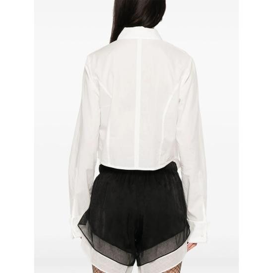 Ann Demeulemeester ANN DEMEULEMEESTER Women Shirts B0012778 FA026 002 WHITE Size M / US 6-8 / IT 42-44 - 5 Thumbnail