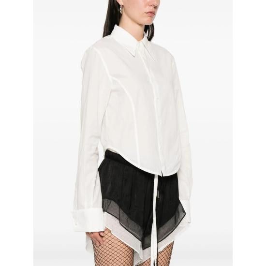 Ann Demeulemeester ANN DEMEULEMEESTER Women Shirts B0012778 FA026 002 WHITE Size M / US 6-8 / IT 42-44 - 3 Thumbnail