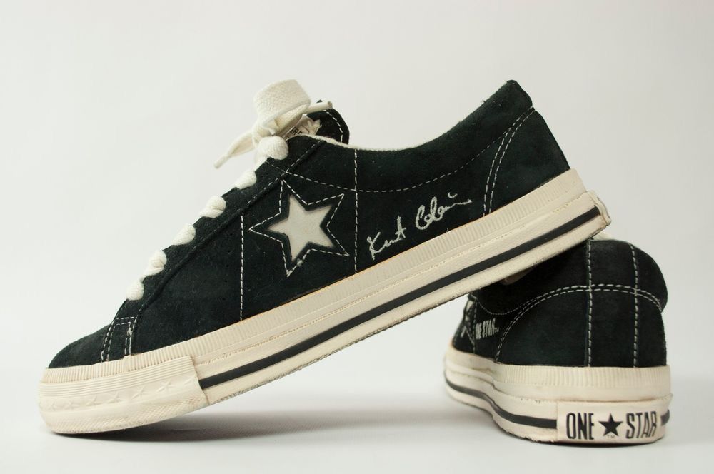 Converse one star on sale x kurt cobain