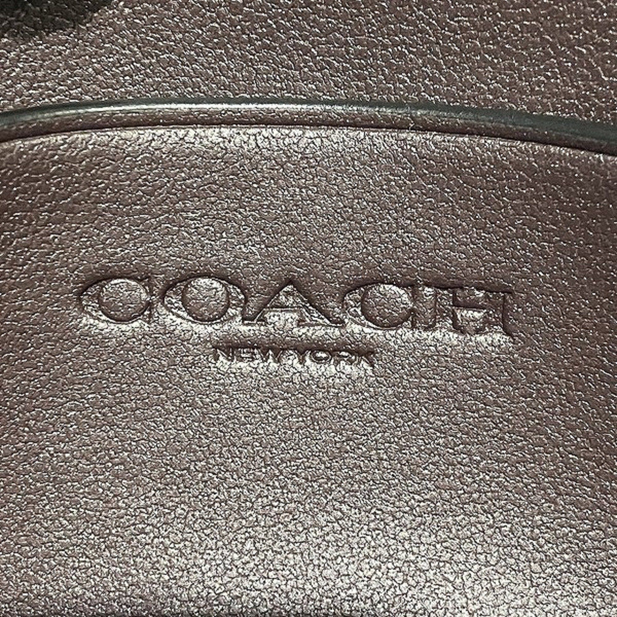 Coach Coach Signature CW-427 Business Card Holder/Card Case Wallet/Coin Men's Women's Wallet Size ONE SIZE - 4 Thumbnail