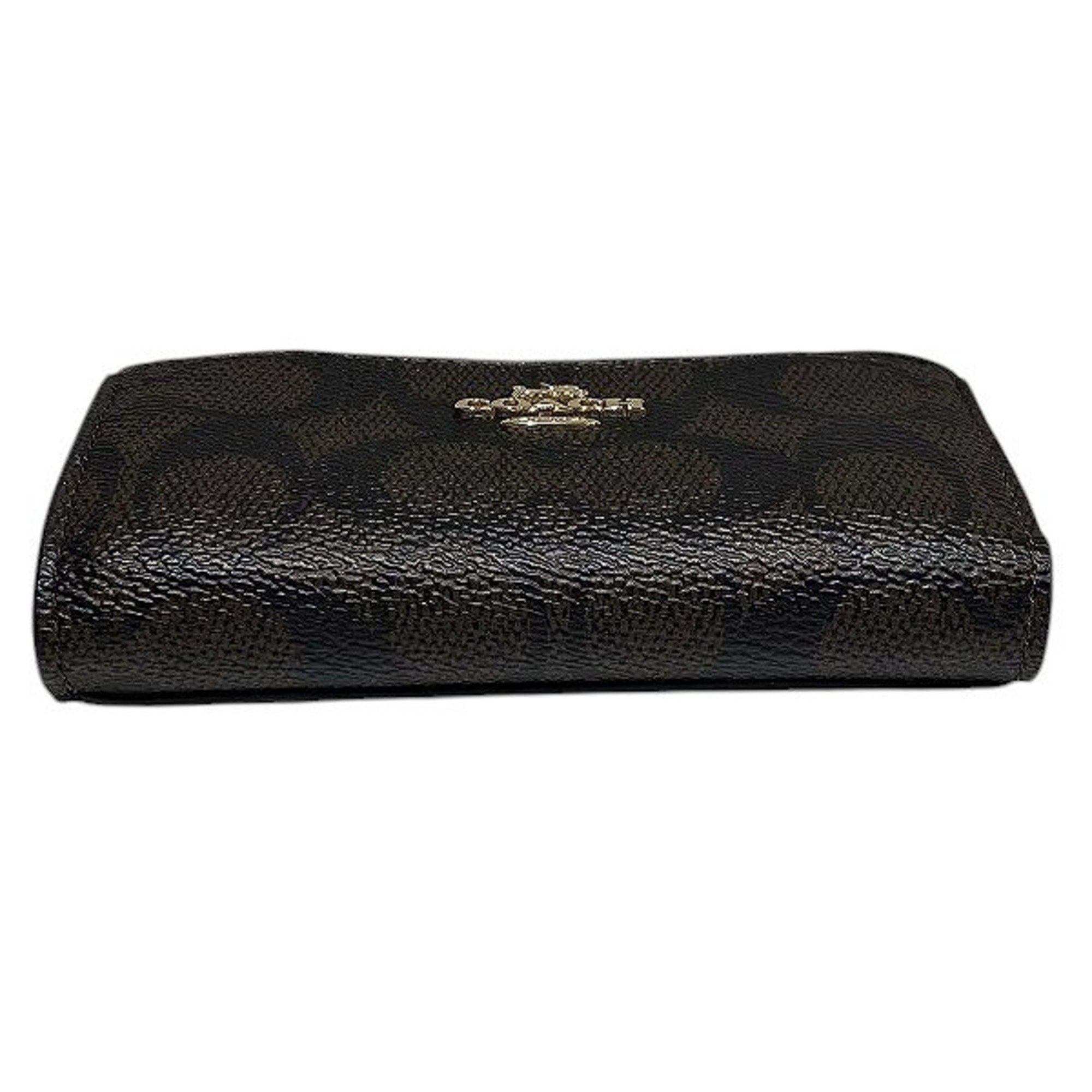 Coach Coach Signature CW-427 Business Card Holder/Card Case Wallet/Coin Men's Women's Wallet Size ONE SIZE - 6 Thumbnail