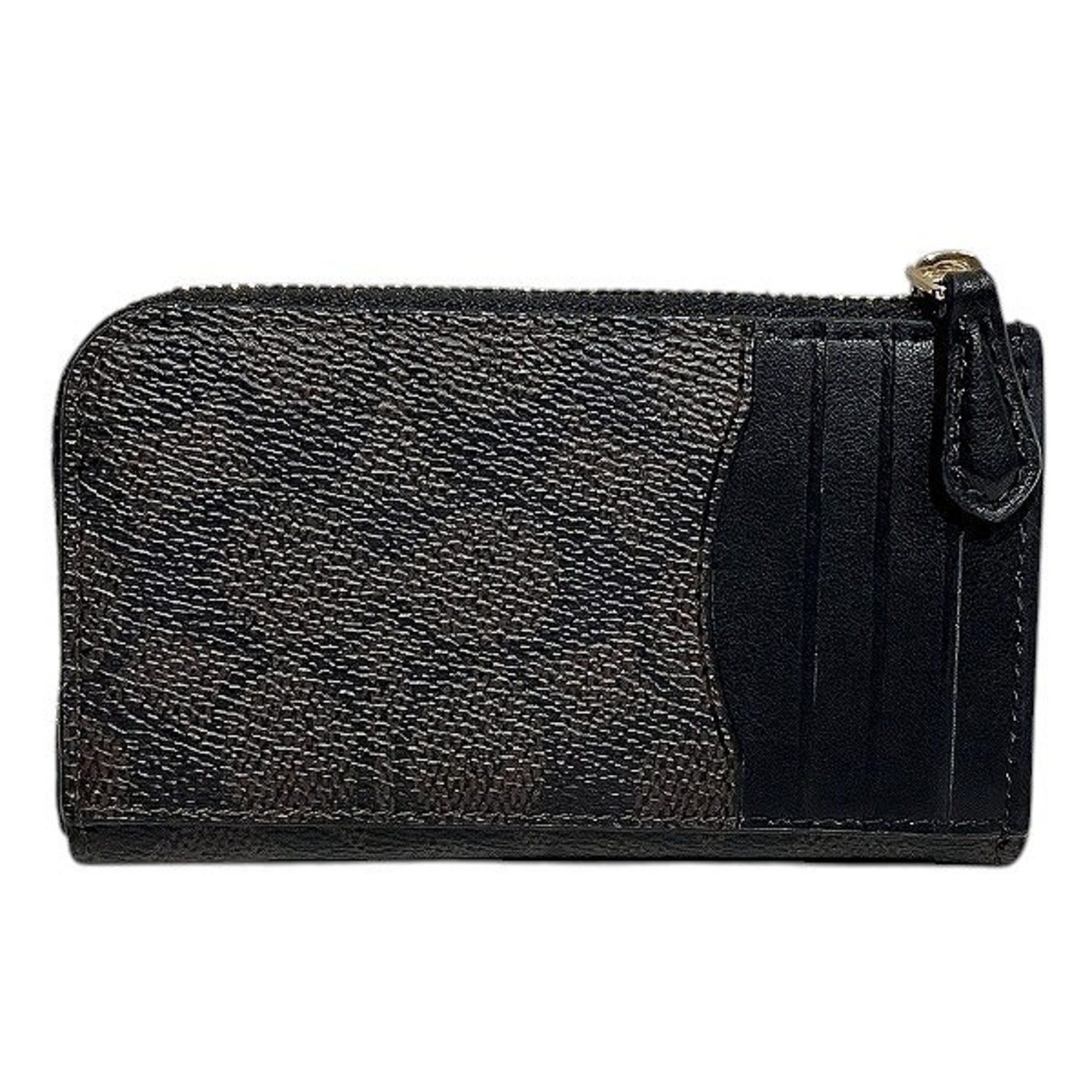 Coach Coach Signature CW-427 Business Card Holder/Card Case Wallet/Coin Men's Women's Wallet Size ONE SIZE - 2 Thumbnail