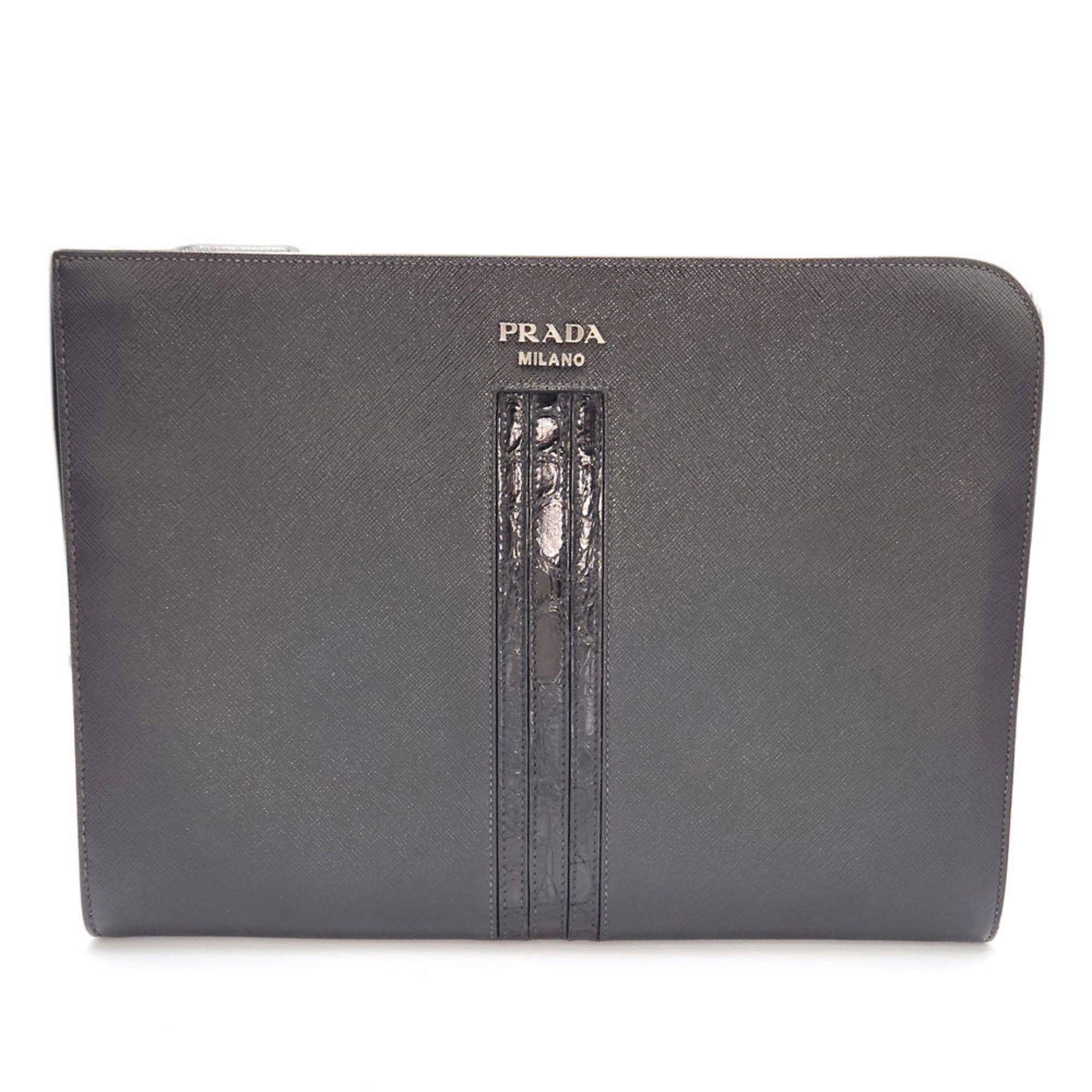 Prada Prada Saffiano clutch Size ONE SIZE - 11 Thumbnail