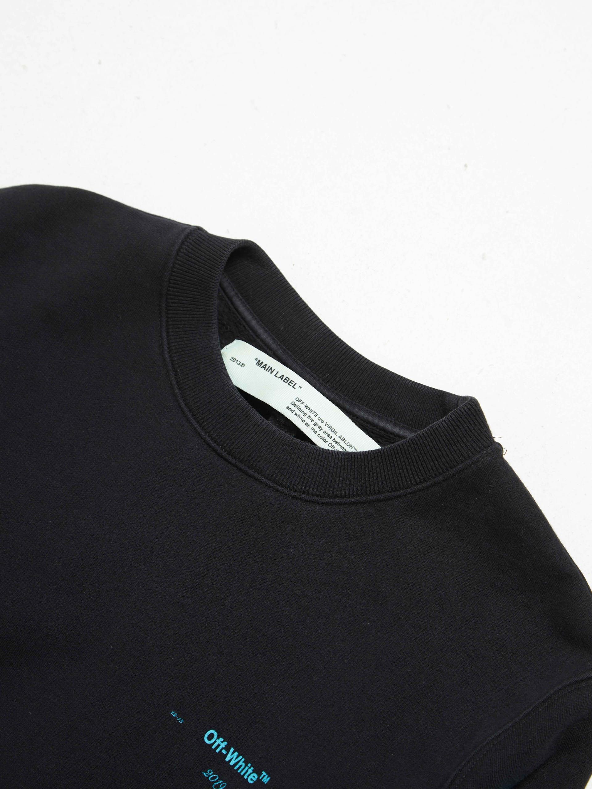 Off-White Black And Multicolour Logo Cotton Sweatshirt Size US S / EU 44-46 / 1 - 3 Thumbnail
