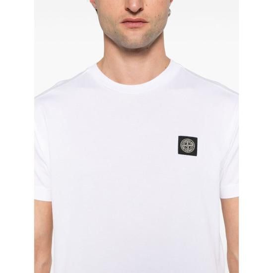 Stone Island STONE ISLAND Men T-Shirts 152100039 S0013 V0001 WHITE Size US XXL / EU 58 / 5 - 4 Thumbnail