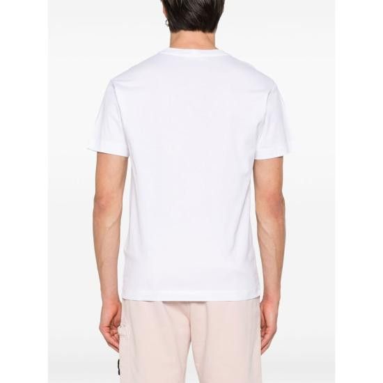 Stone Island STONE ISLAND Men T-Shirts 152100039 S0013 V0001 WHITE Size US XXL / EU 58 / 5 - 2 Thumbnail