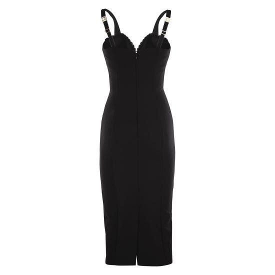 Elisabetta Franchi ELISABETTA FRANCHI Women Mid Skirts AB85052E2 BLACK Size M / US 6-8 / IT 42-44 - 2 Thumbnail