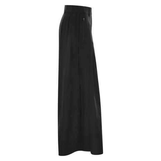 Herno HERNO Women Straight Pants PT000110D BLACK Size 26" / US 2 / IT 38 - 3 Thumbnail