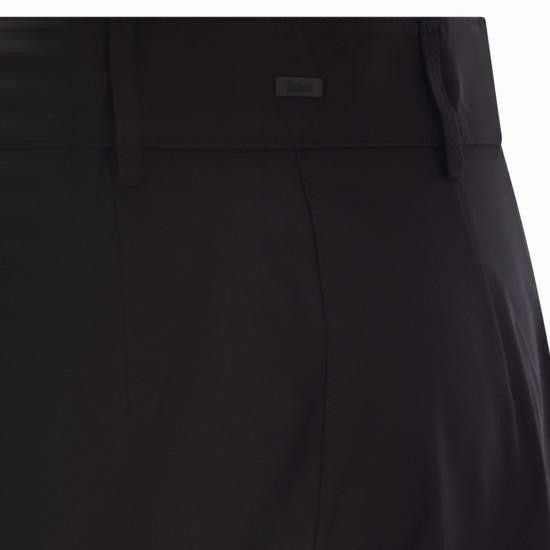 Herno HERNO Women Straight Pants PT000110D BLACK Size 27" / US 4 / IT 40 - 4 Thumbnail