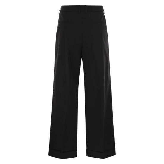 PT Torino PT TORINO Women Straight Pants CDVSNNZ00STD SD59 BLACK Size 30" / US 8 / IT 44 - 2 Thumbnail