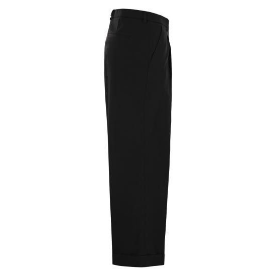 PT Torino PT TORINO Women Straight Pants CDVSNNZ00STD SD59 BLACK Size 32" / US 10 / IT 46 - 3 Thumbnail
