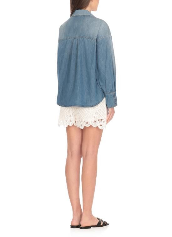 Pinko PINKO Women Shirts 104630 A2DTPJO Blue Size S / US 4 / IT 40 - 3 Thumbnail