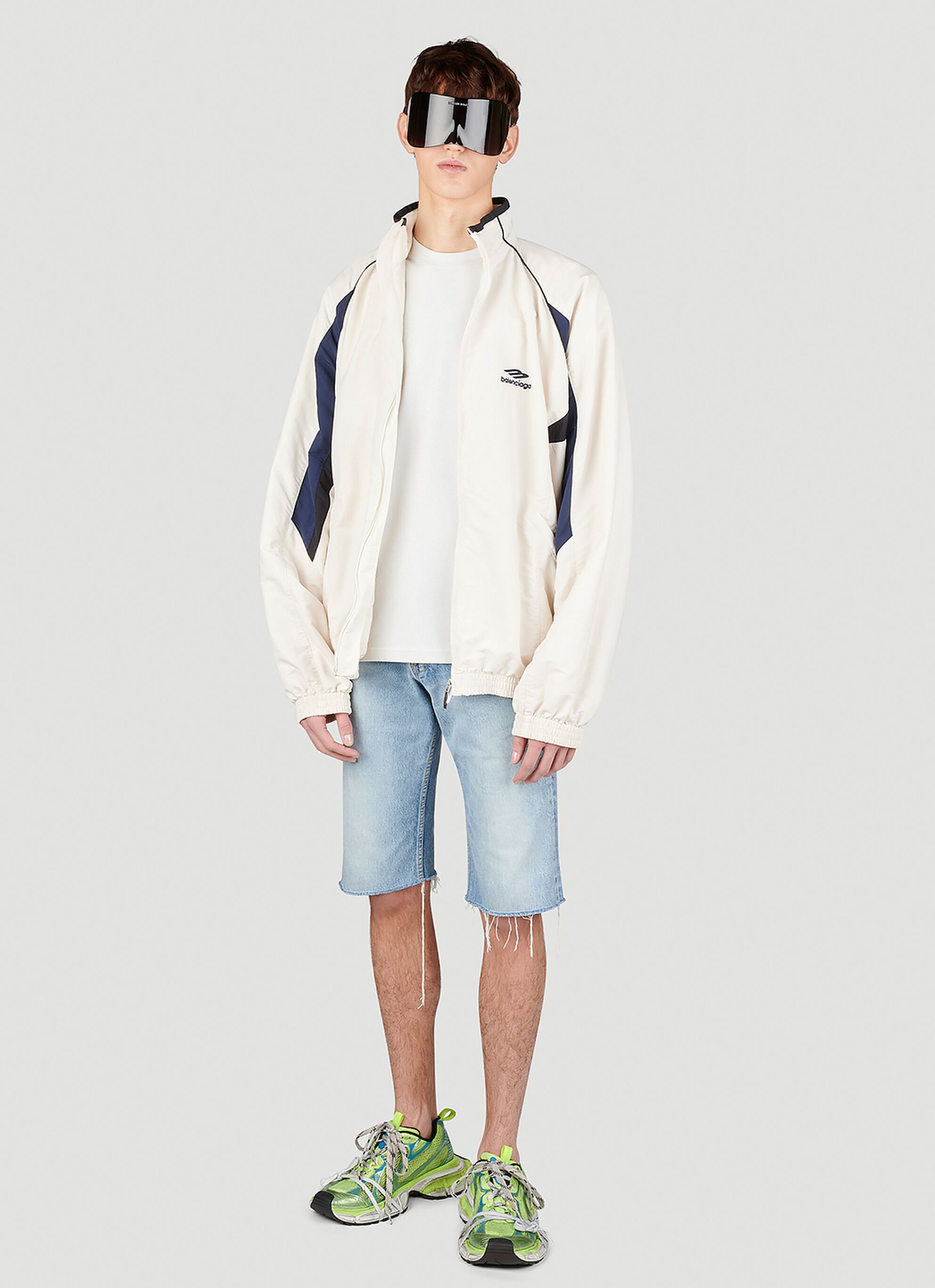 Balenciaga Slim Fit Denim Shorts in blue Size US 36 / EU 52 - 4 Thumbnail