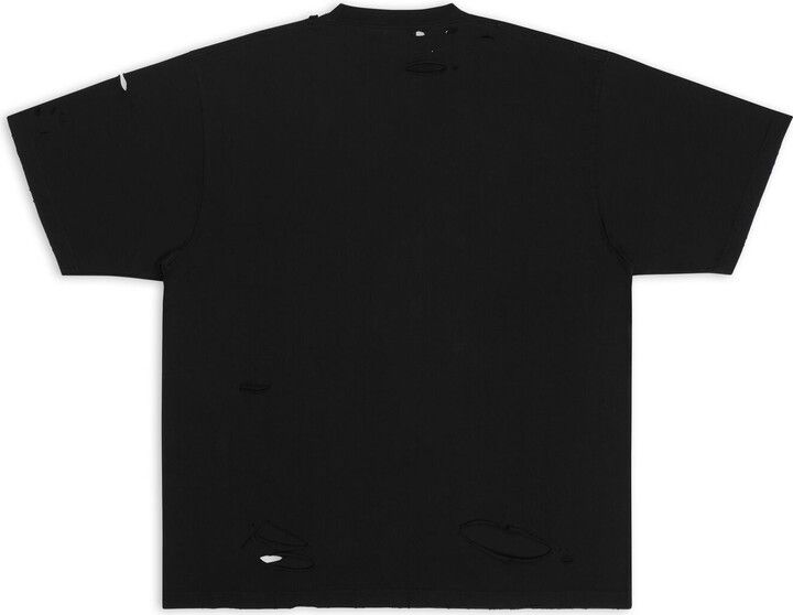 Balenciaga Caps T-Shirt Boxy Fit in black Size US XXL / EU 58 / 5 - 2 Thumbnail