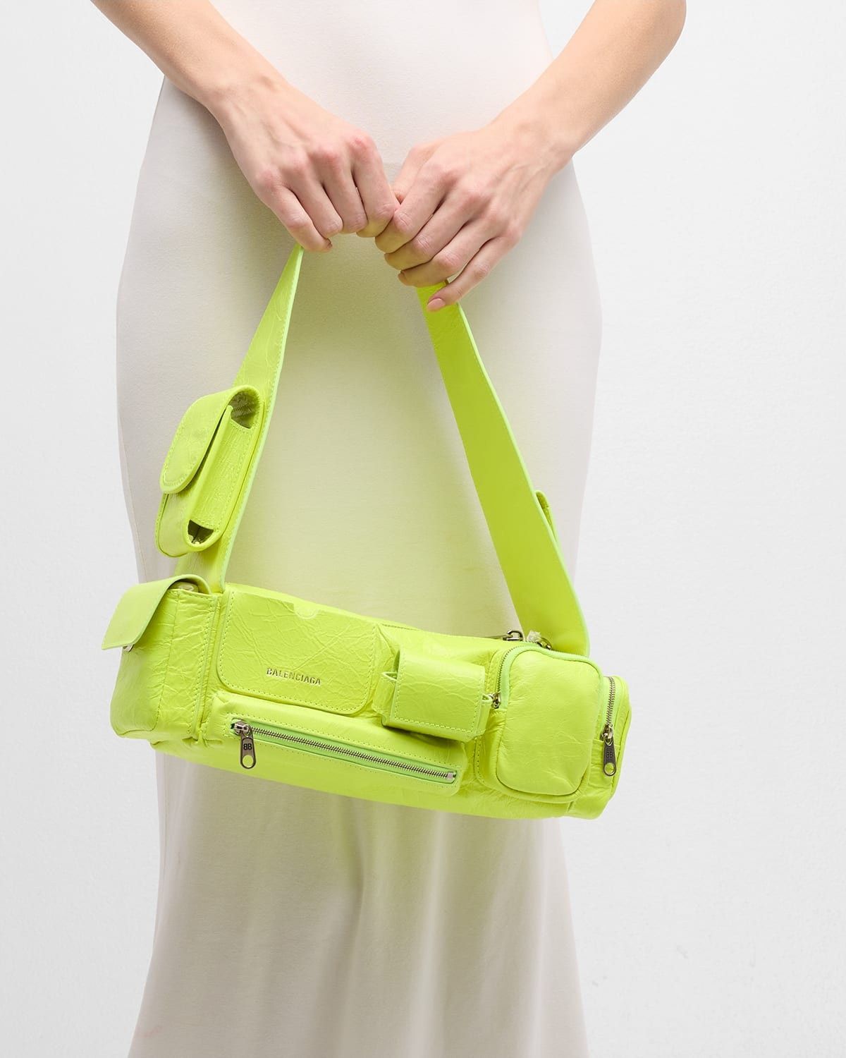 Balenciaga Balenciaga Superbusy Xs Sling Bag 'Fluo Yellow' Size ONE SIZE - 4 Thumbnail