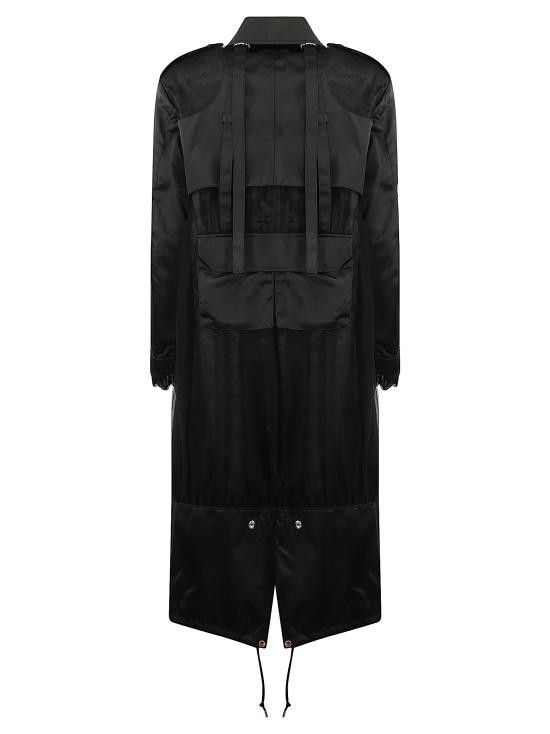 Comme des Garcons COMME DES GARCONS Women Coats 3NC001W24 1 BLACK Size S / US 4 / IT 40 - 2 Thumbnail
