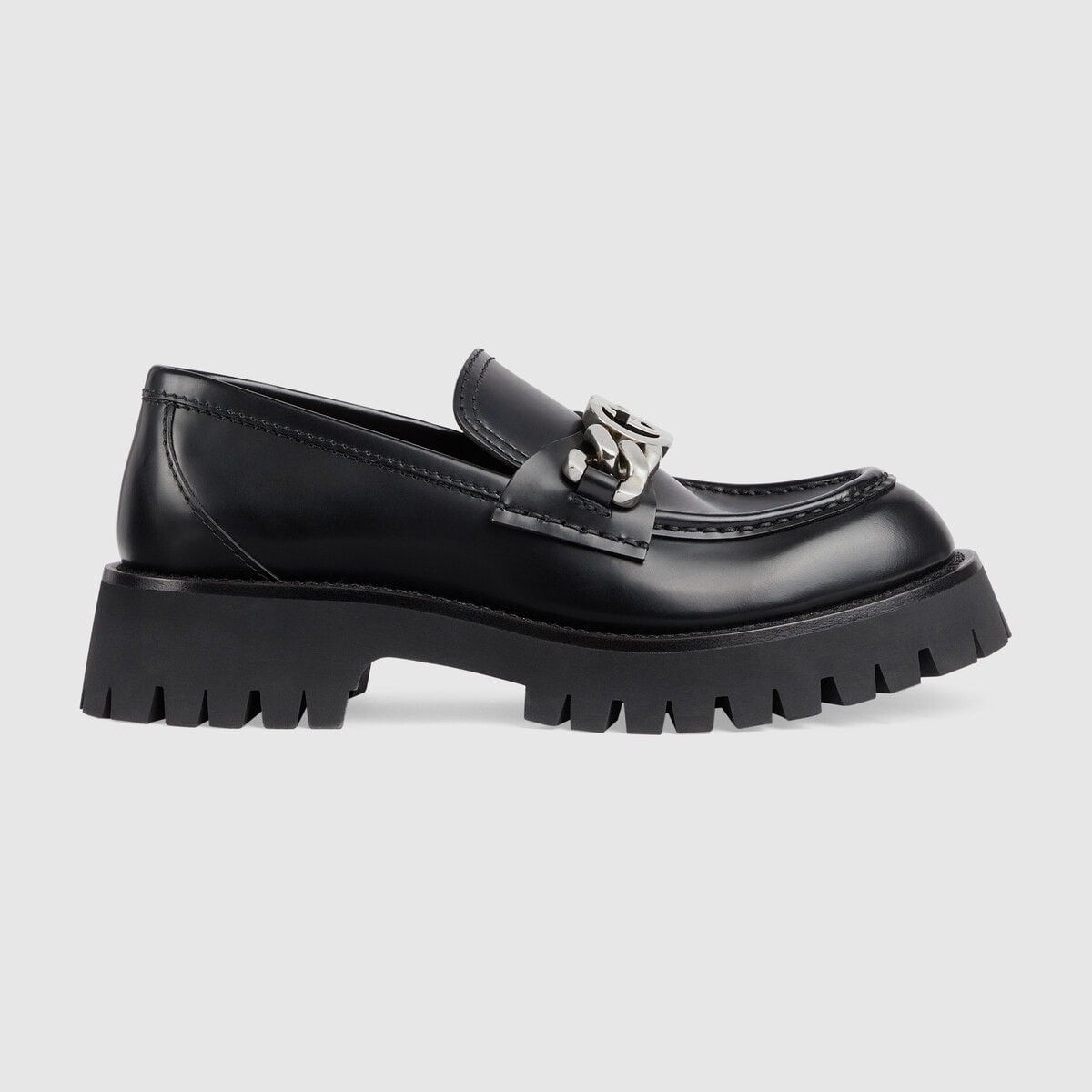 Gucci Women's lug sole loafer Size US 11 / IT 41 - 2 Thumbnail