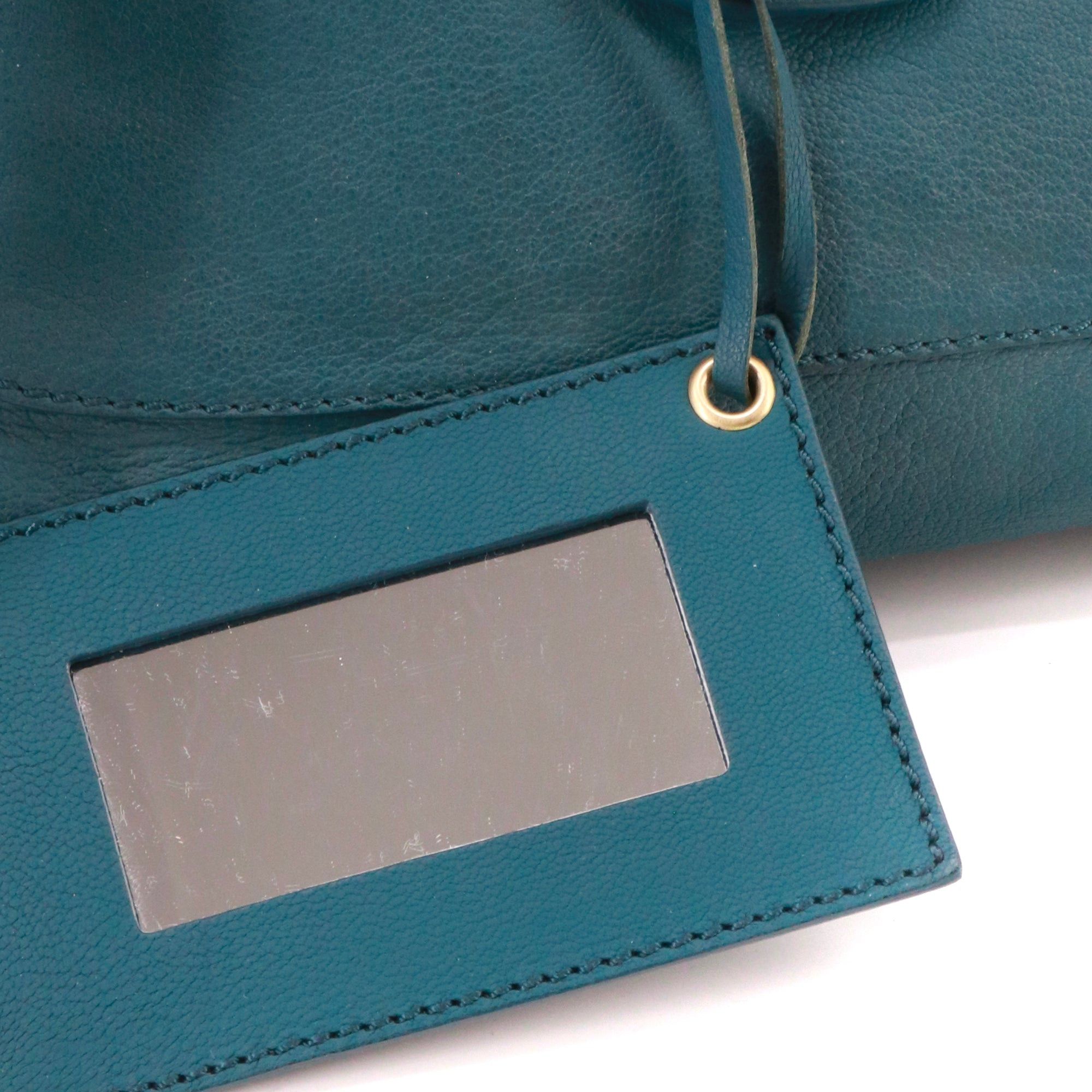 Balenciaga BALENCIAGA - Balenciaga Pleine Fleur handbag in duck blue grained leather Size ONE SIZE - 6 Thumbnail