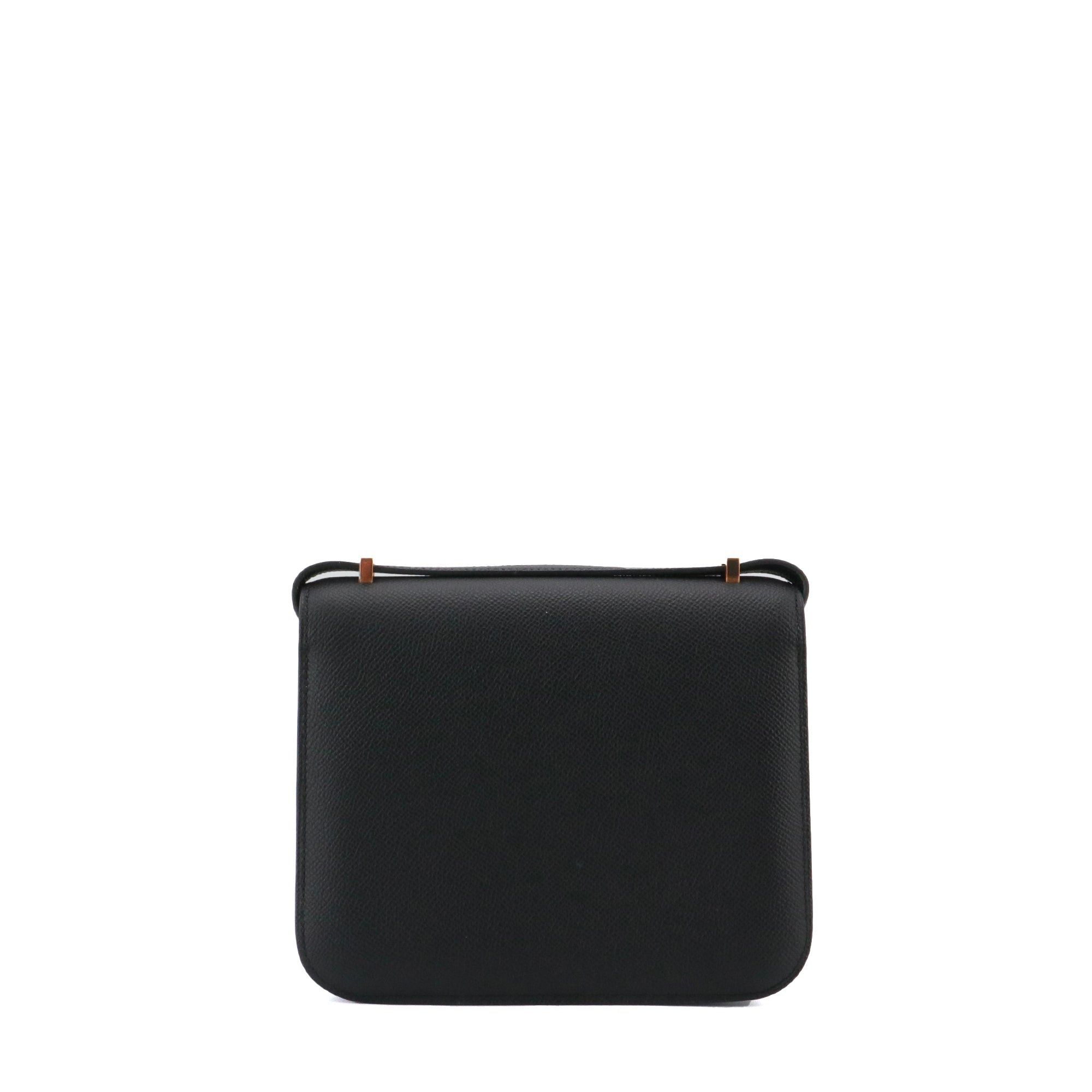 Hermes HERMÈS - Constance 18 Hermès shoulder bag in black epsom leather Size ONE SIZE - 3 Thumbnail