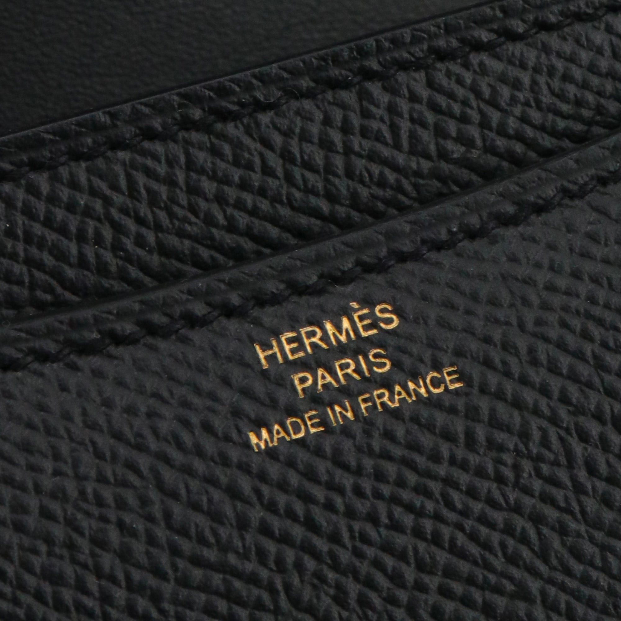 Hermes HERMÈS - Constance 18 Hermès shoulder bag in black epsom leather Size ONE SIZE - 12 Thumbnail