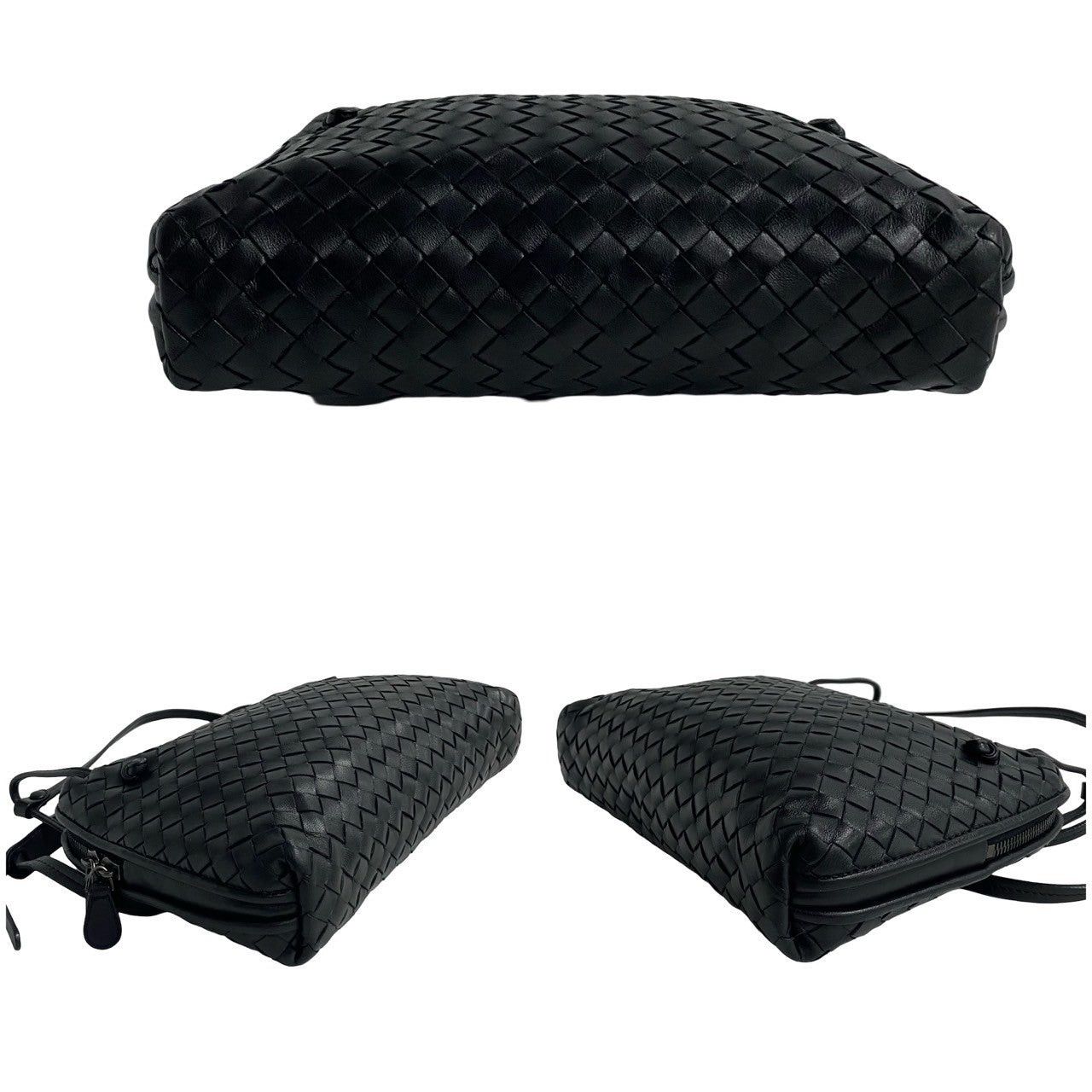 Bottega Veneta Bottega Veneta Shoulder Bag Black Leather Size ONE SIZE - 6 Thumbnail