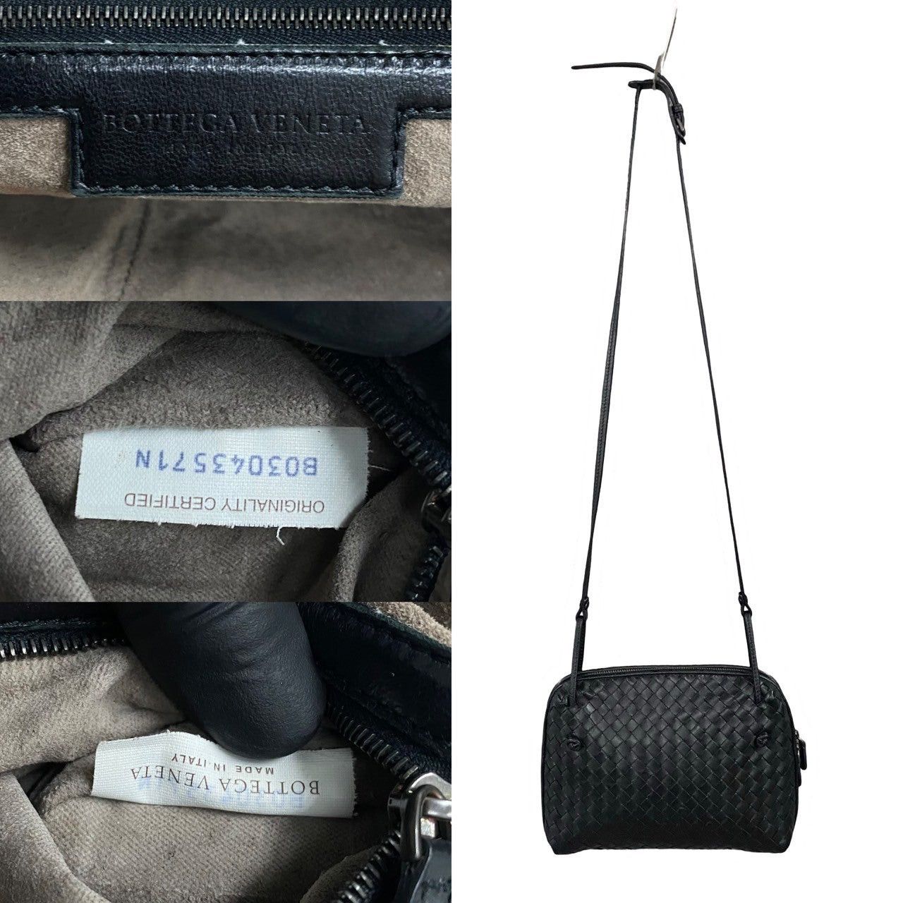 Bottega Veneta Bottega Veneta Shoulder Bag Black Leather Size ONE SIZE - 3 Thumbnail