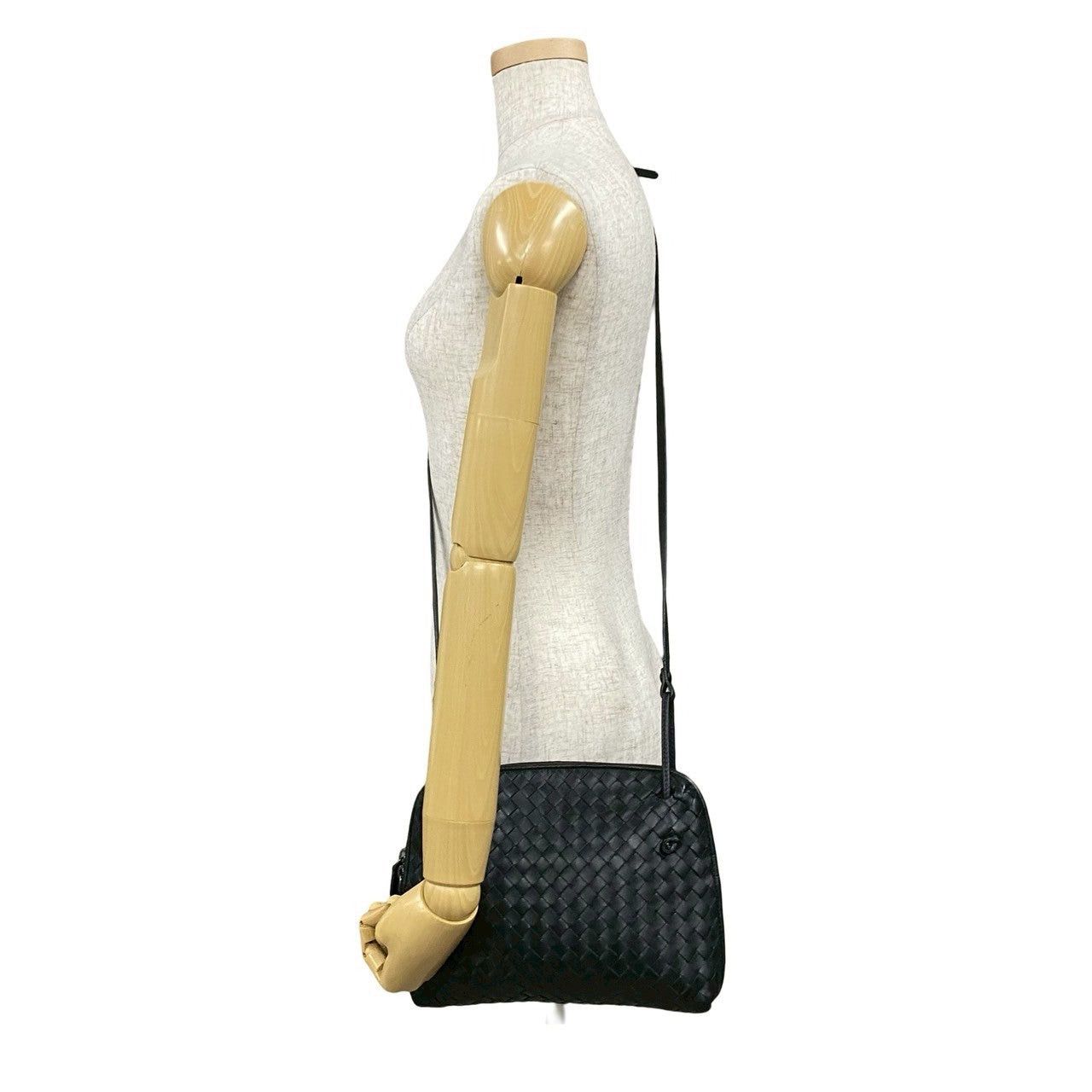 Bottega Veneta Bottega Veneta Shoulder Bag Black Leather Size ONE SIZE - 2 Thumbnail