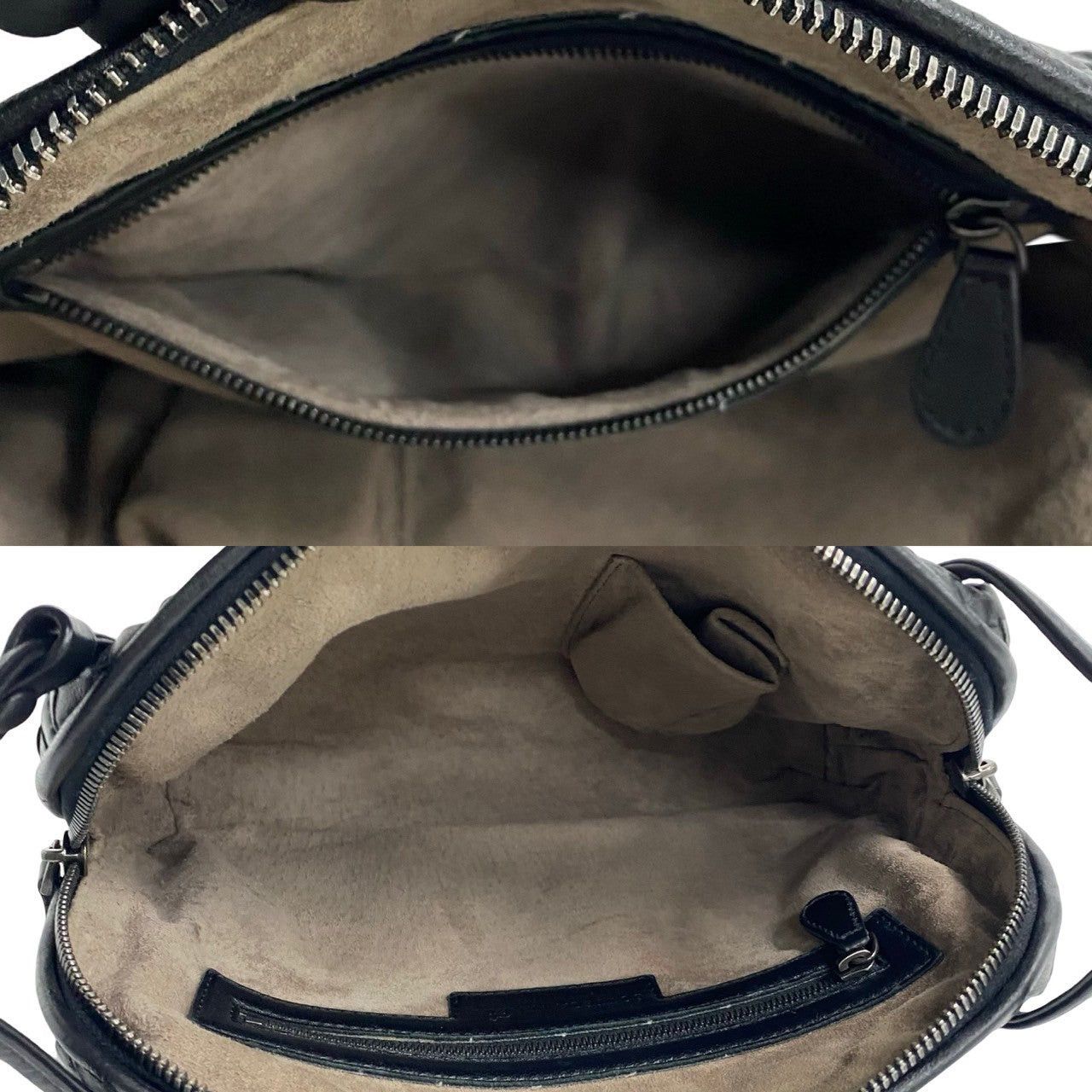 Bottega Veneta Bottega Veneta Shoulder Bag Black Leather Size ONE SIZE - 8 Thumbnail