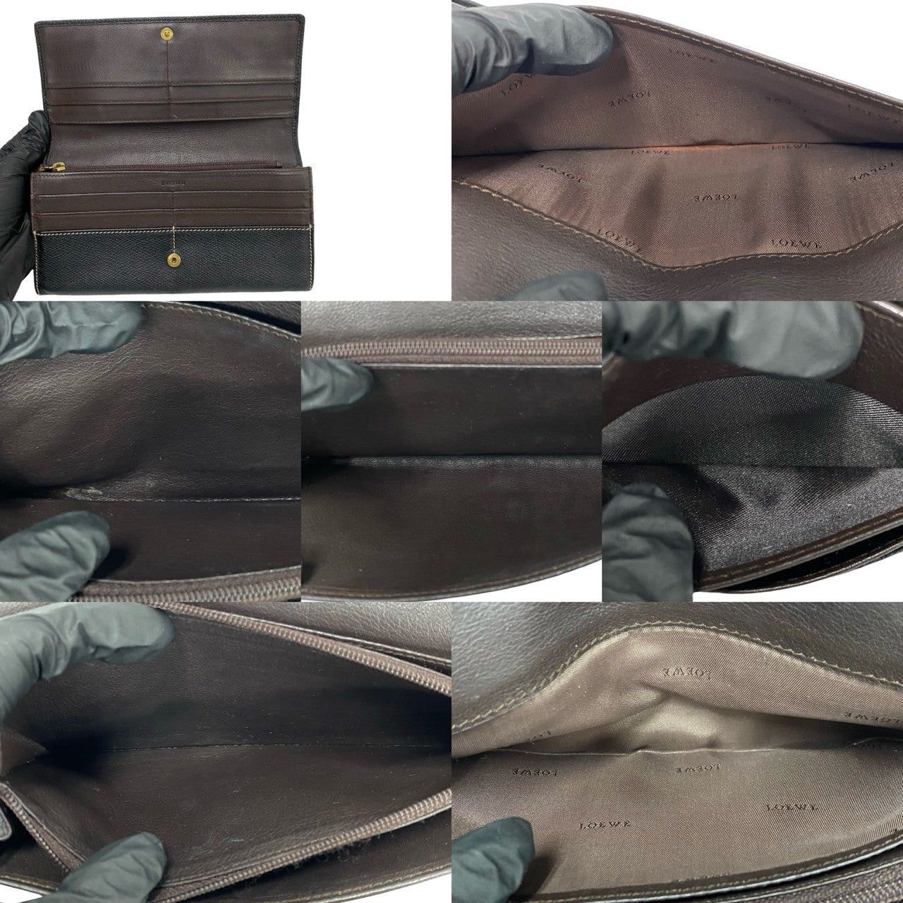 Loewe Loewe Black Leather Size ONE SIZE - 7 Thumbnail