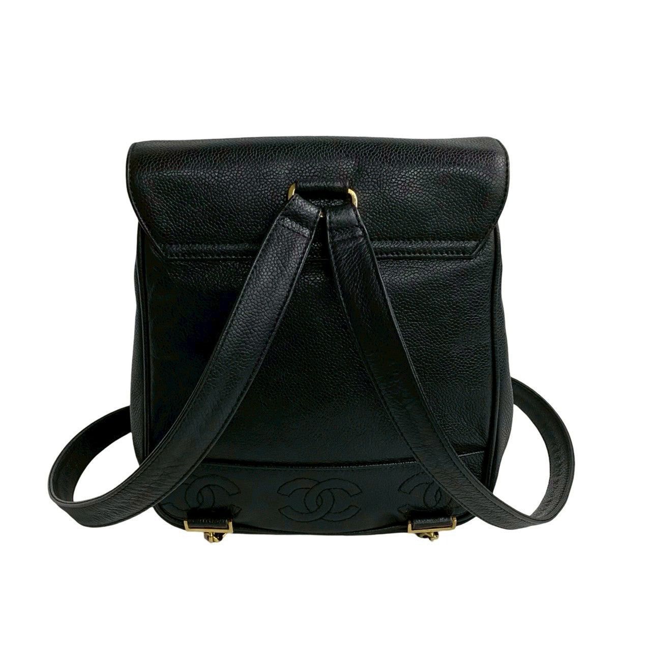 Chanel Chanel Backpack Black Leather Size ONE SIZE - 4 Thumbnail
