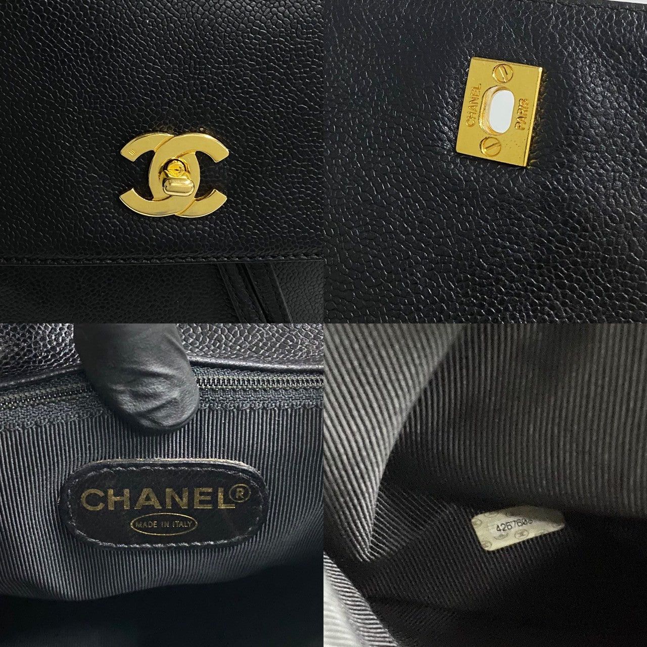 Chanel Chanel Backpack Black Leather Size ONE SIZE - 3 Thumbnail
