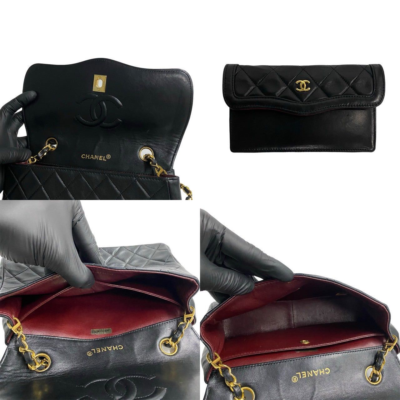 Chanel Chanel Shoulder Bag Black Leather Size ONE SIZE - 8 Thumbnail
