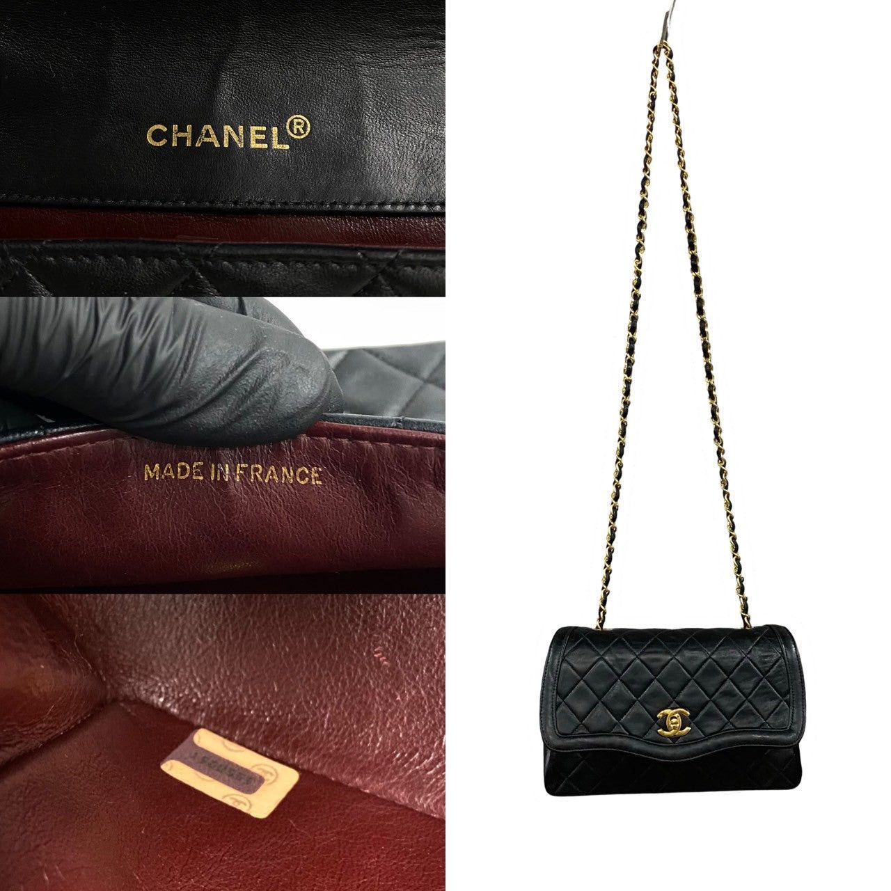 Chanel Chanel Shoulder Bag Black Leather Size ONE SIZE - 3 Thumbnail