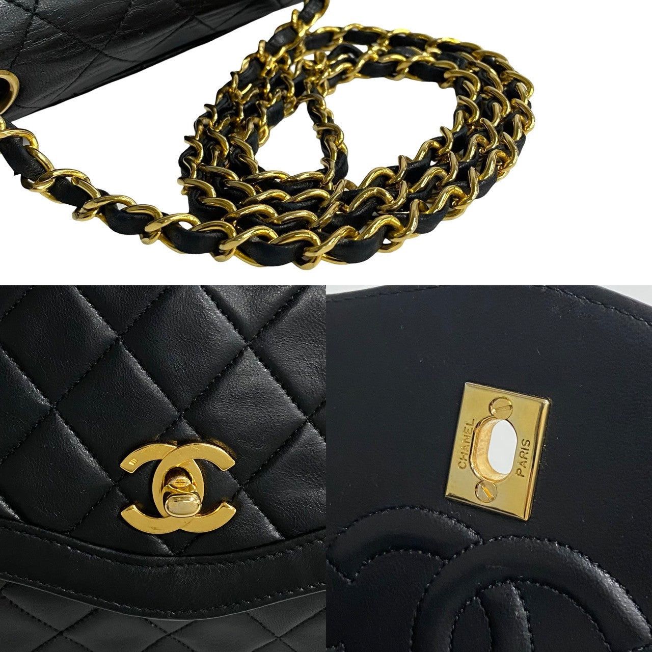 Chanel Chanel Shoulder Bag Black Leather Size ONE SIZE - 5 Thumbnail
