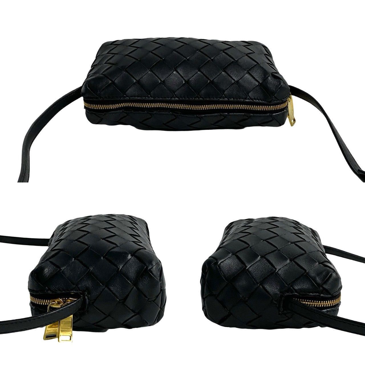 Bottega Veneta Bottega Veneta Shoulder Bag Black Leather Size ONE SIZE - 5 Thumbnail
