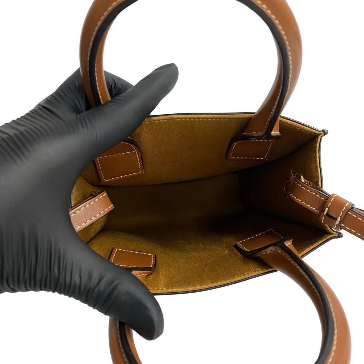 Celine Celine Shoulder Bag Brown Leather Size ONE SIZE - 8 Thumbnail