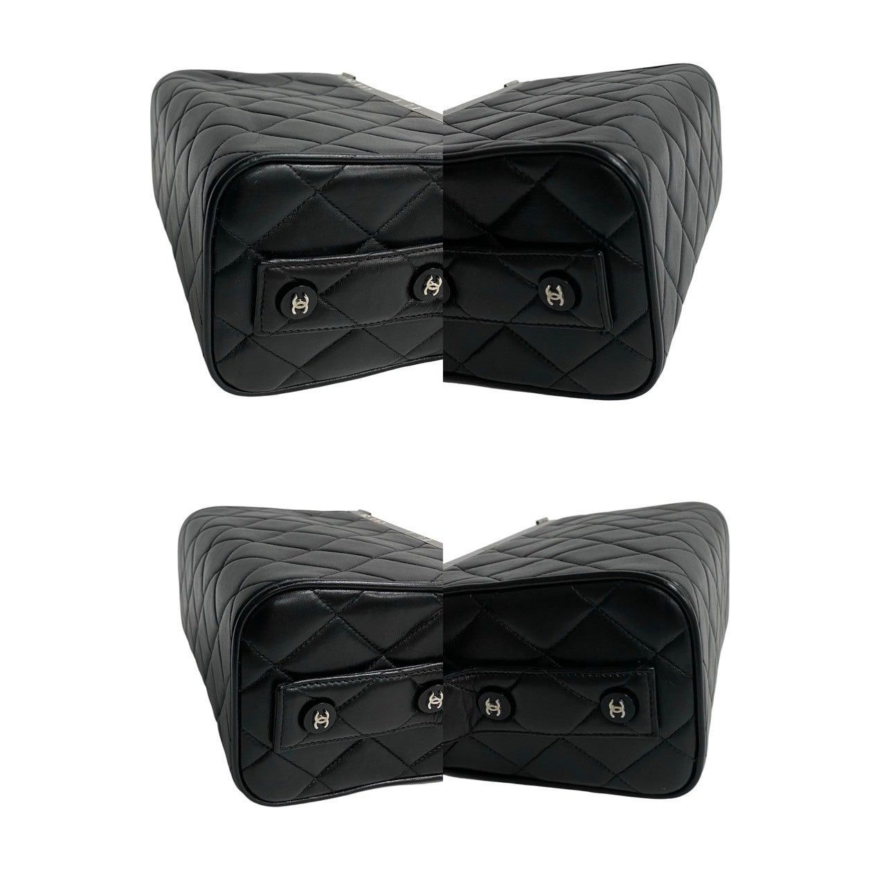 Chanel Chanel Handbag Black Leather Size ONE SIZE - 7 Thumbnail