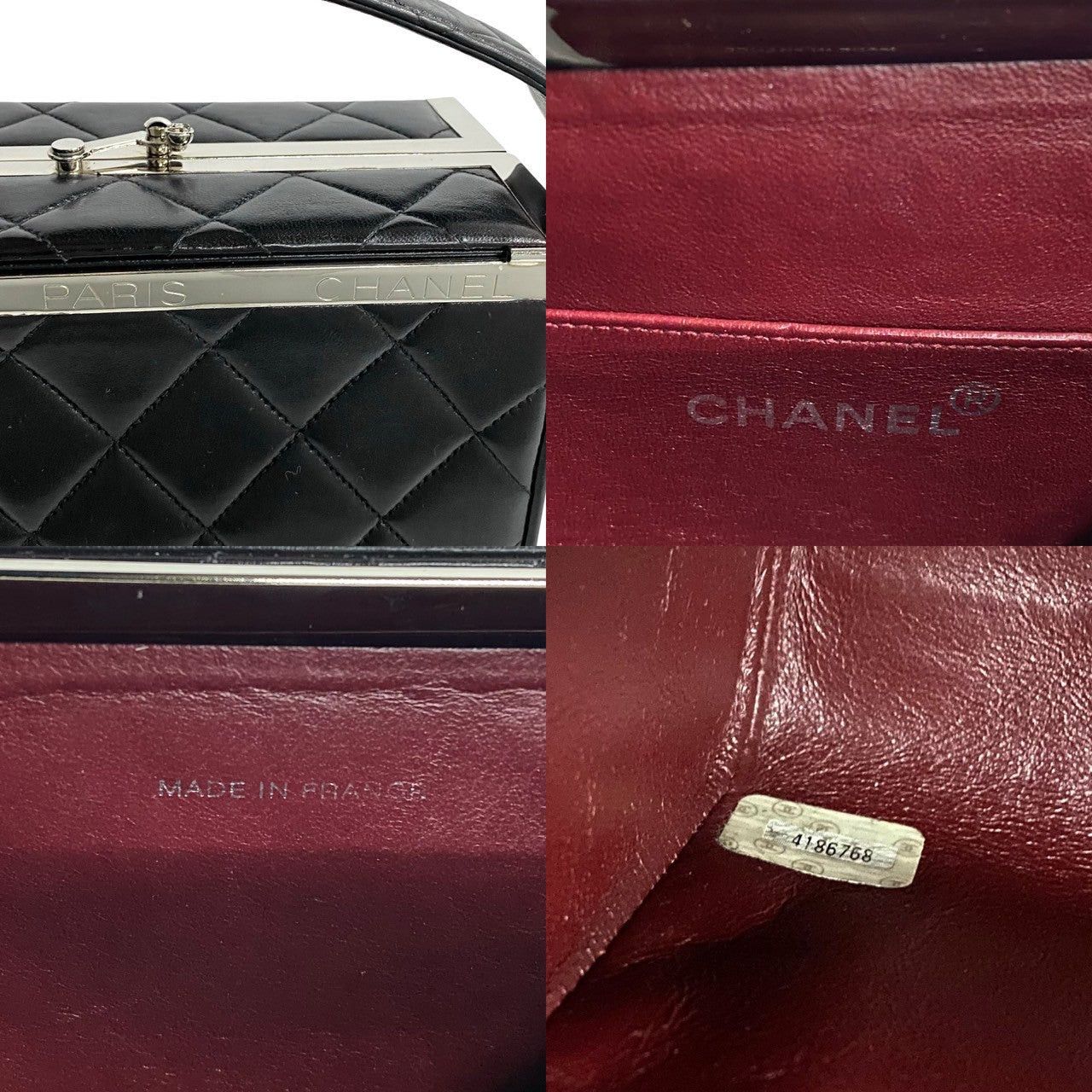 Chanel Chanel Handbag Black Leather Size ONE SIZE - 3 Thumbnail